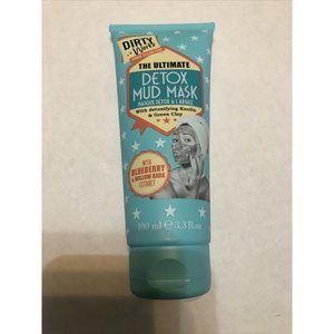 Dirty Works ~ ULTIMATE DETOX MUD MASK ~ 3.3 fl oz Detox Kaolin & Green Clay NEW